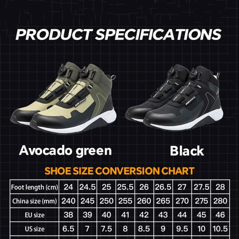 Cycling Commute Shoes - AUGI Rahat erkek Motokros Binme Botları