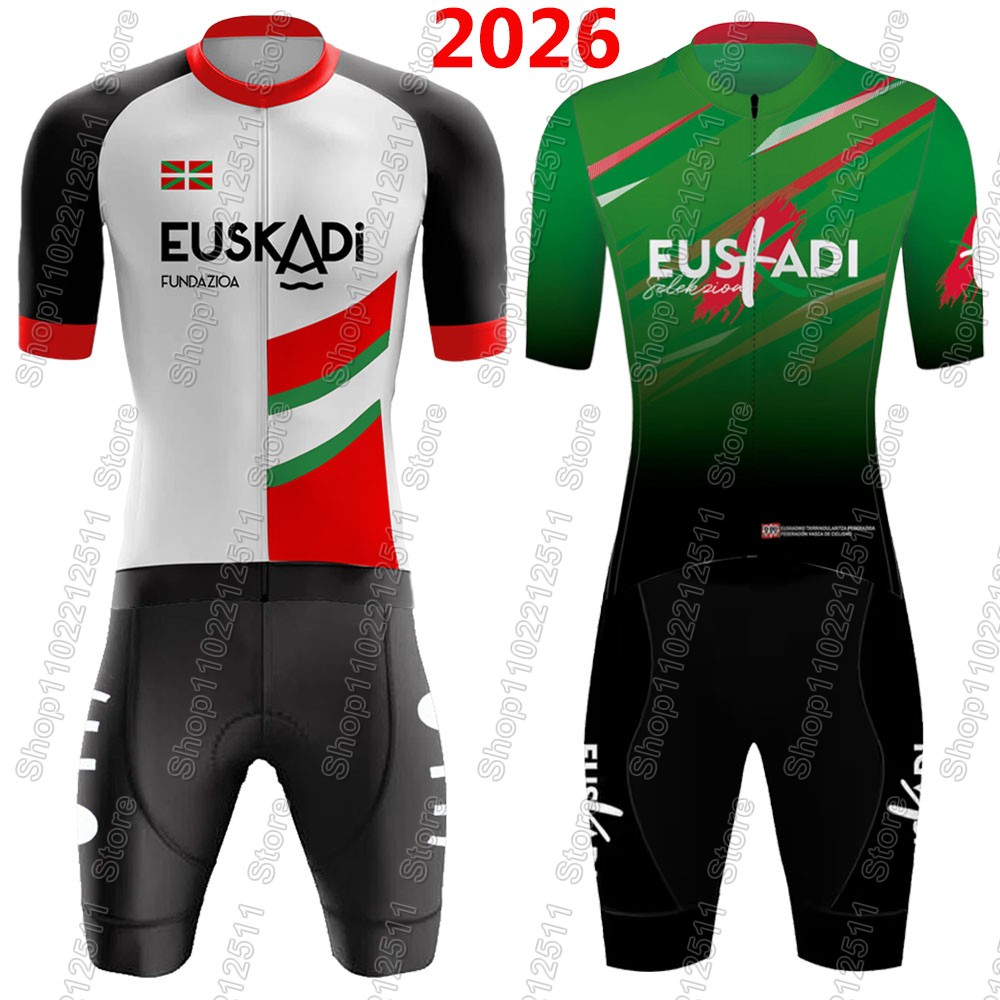 Cycling Commuter Shorts - Euskadi Takımı Bisiklet Forması 2026 Seti
