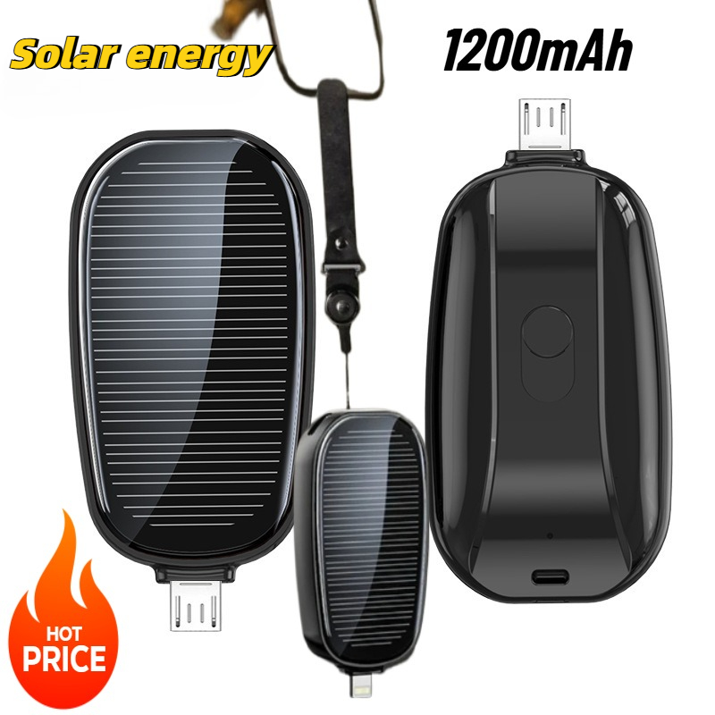 1200mAh güneş enerjili Mini gü - Usb Charger Dynamo incelemesi ve fiyatı