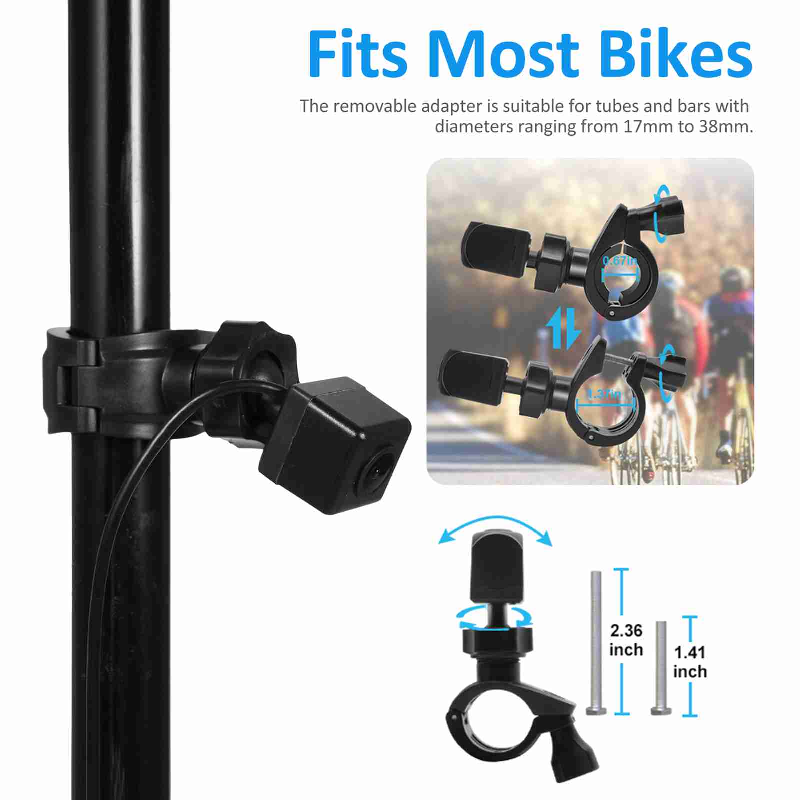 Bisiklet Dikiz Kamera 1080 P 4 - Cycling Zones incelemesi ve fiyatı