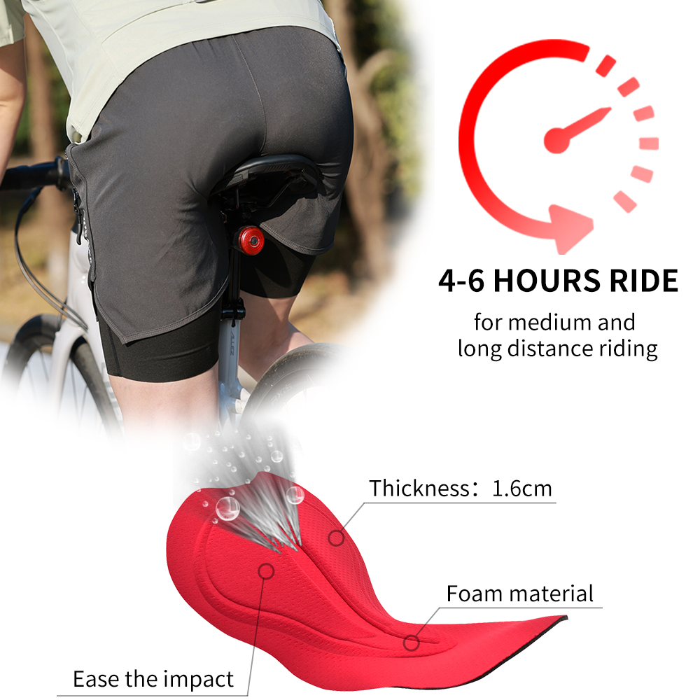 WOSAWE MTB Şort Yaz Erkekler B - Cycling Commuter Trousers incelemesi ve fiyatı